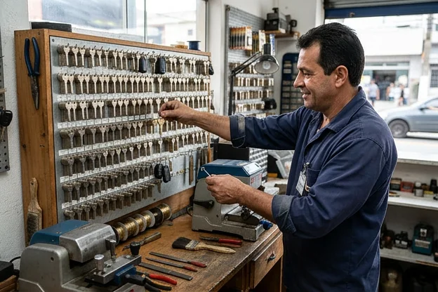 Chaves bem organizadas em Jandira.